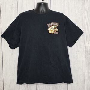 2018 Harley-Davidson Las Vegas Nevada Black Graphic T-Shirt, sz 2XL